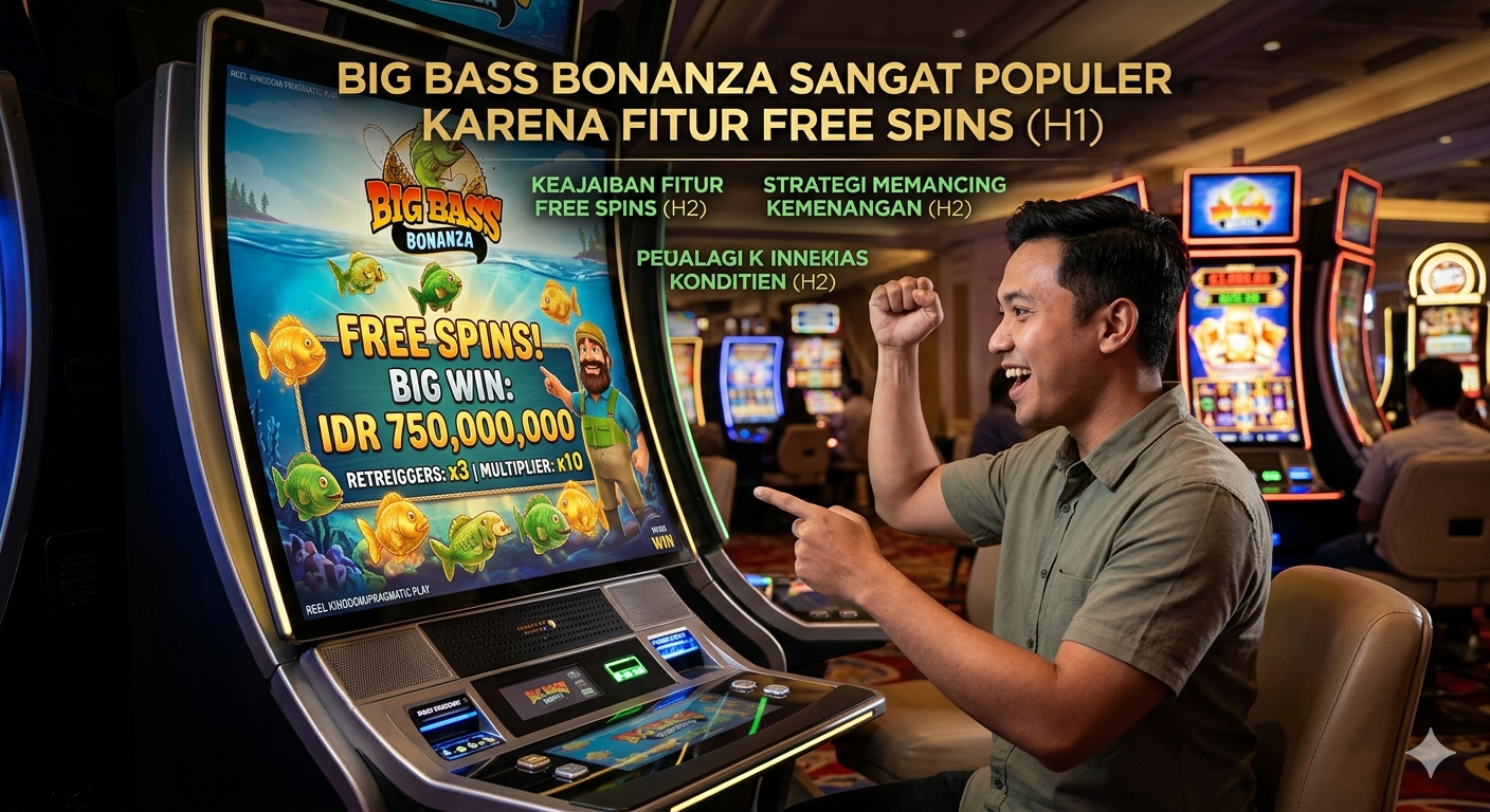 Big Bass Bonanza Sangat Populer Karena Fitur Free Spins